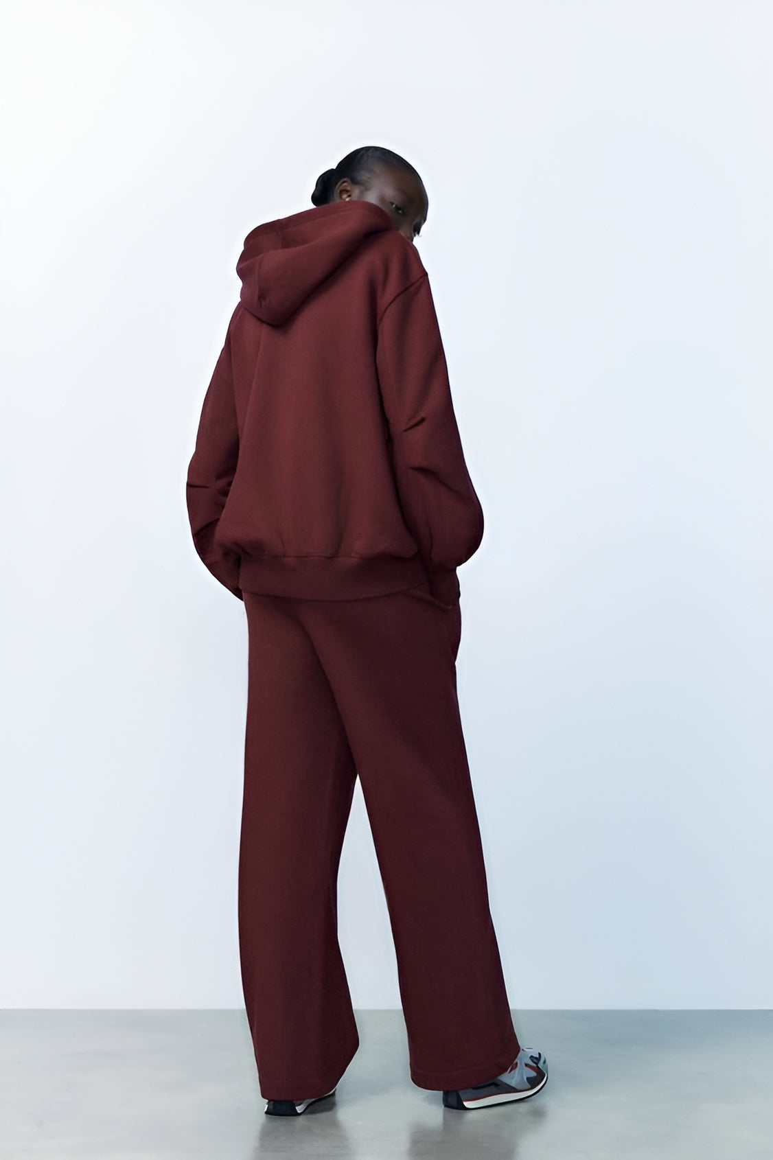 KYLIE | BURGUNDY SWEATBROEK