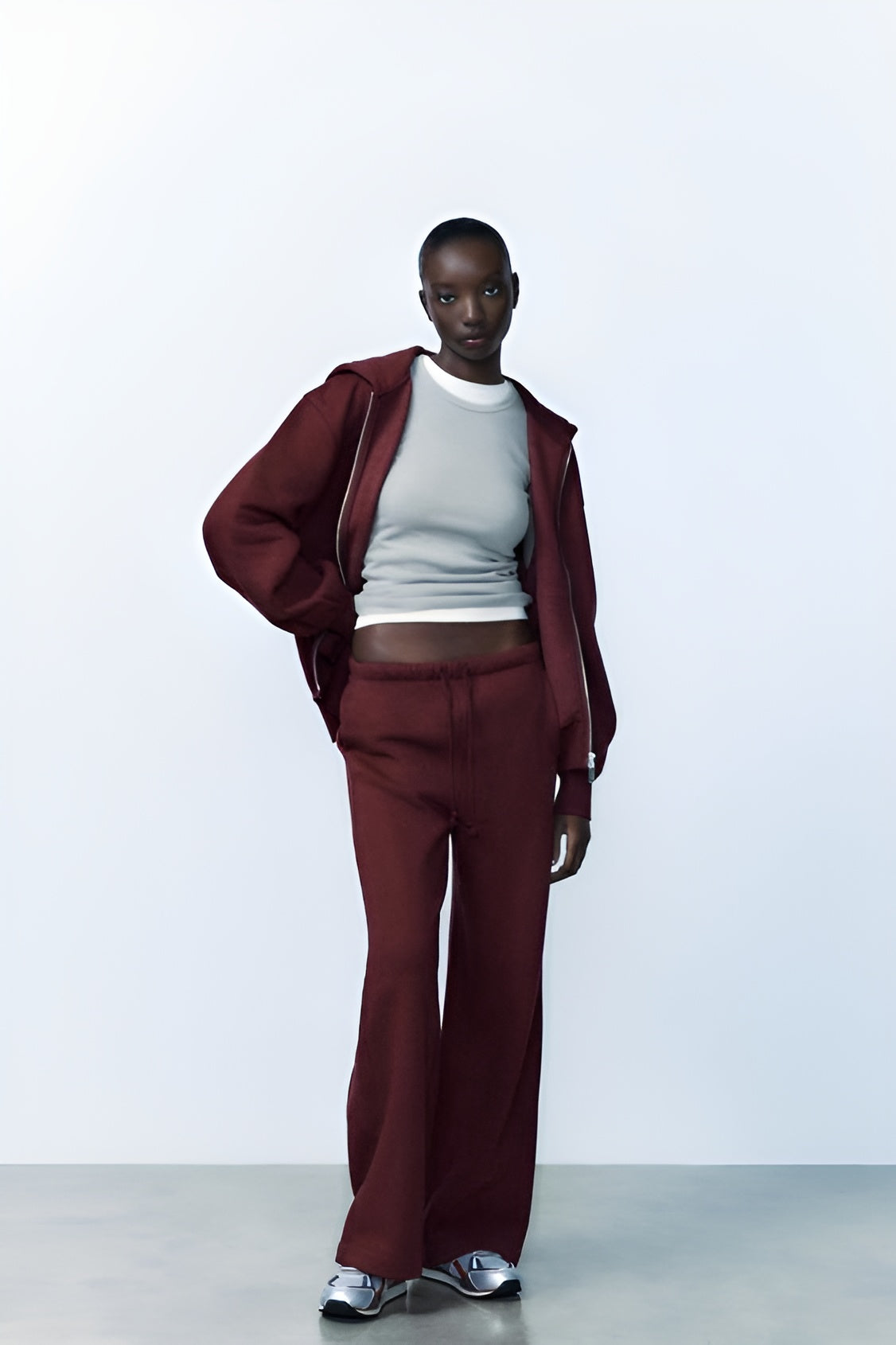 KYLIE | BURGUNDY SWEATBROEK