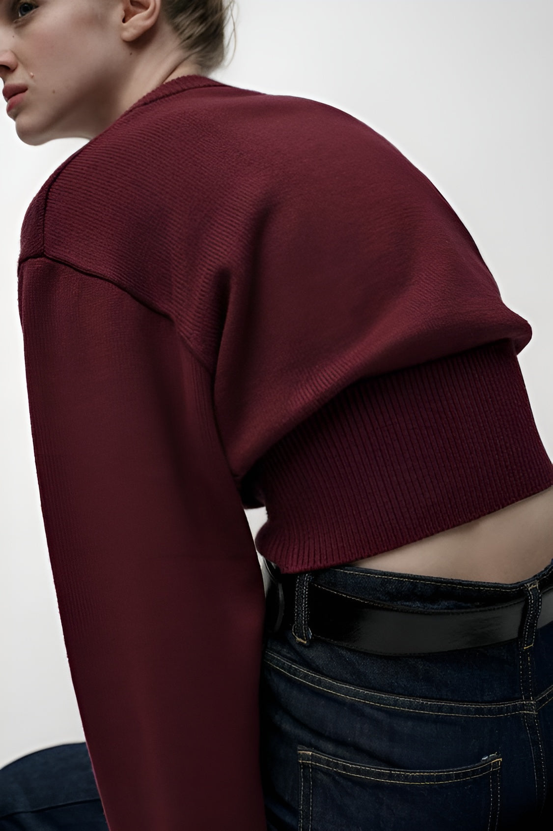 KIRSTEN | BURGUNDY SWEATER