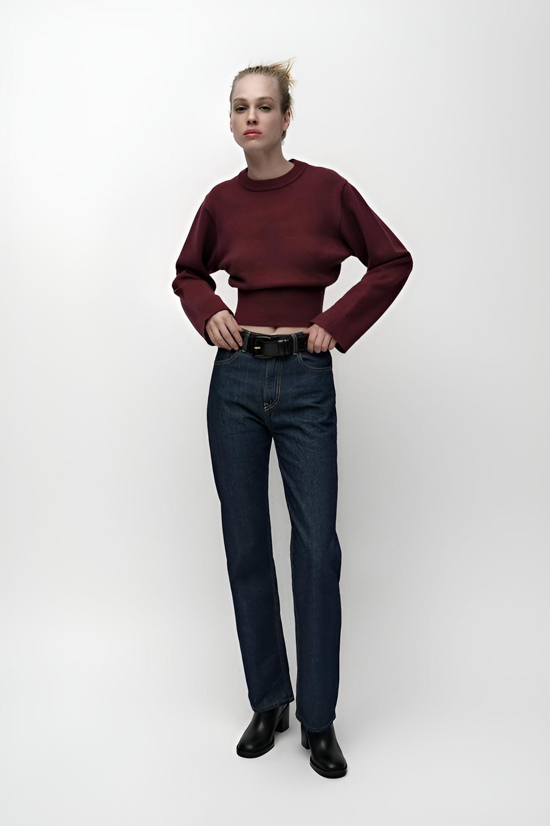 KIRSTEN | BURGUNDY SWEATER