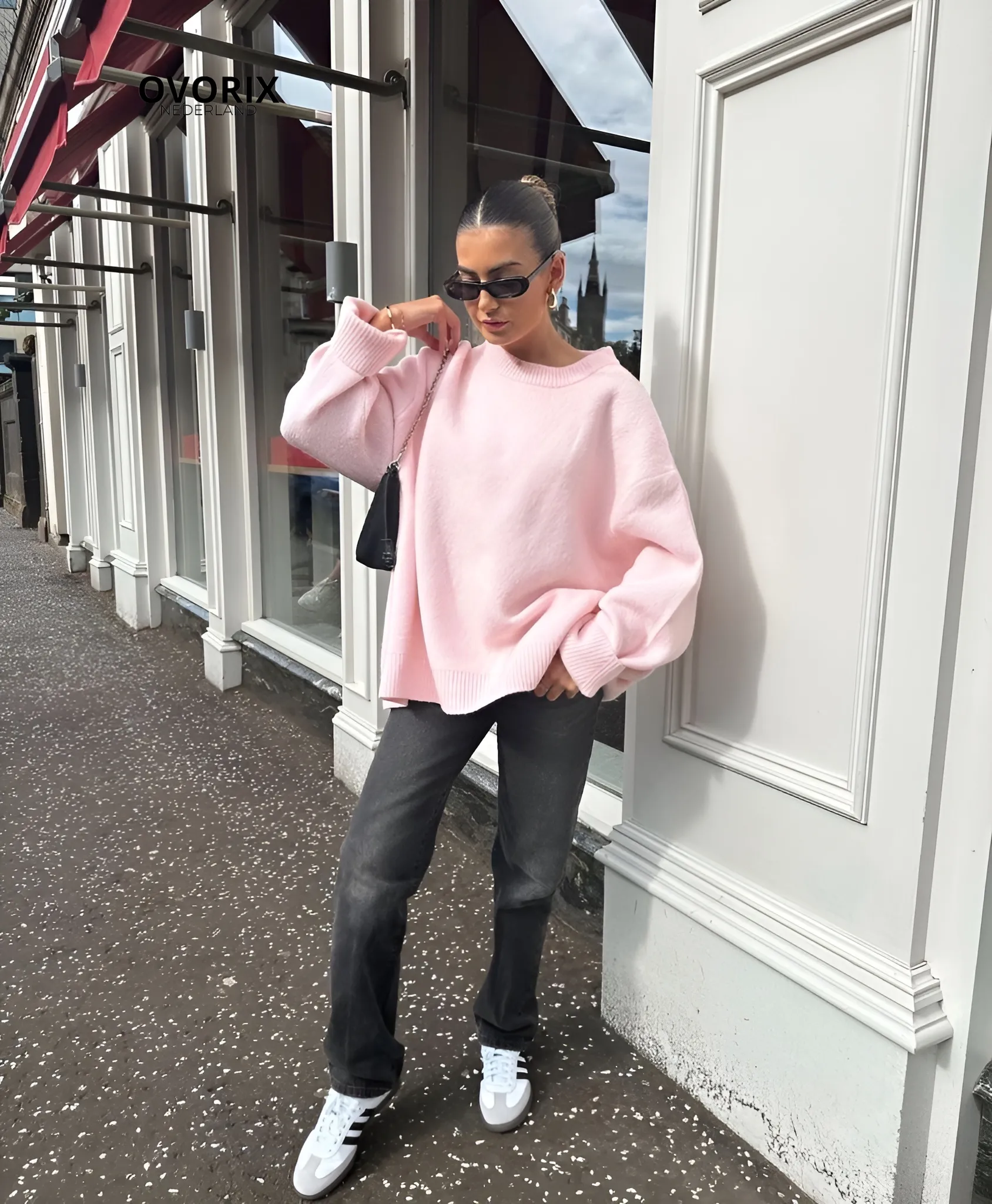 MILA | OVERSIZED ROZE SWEATER